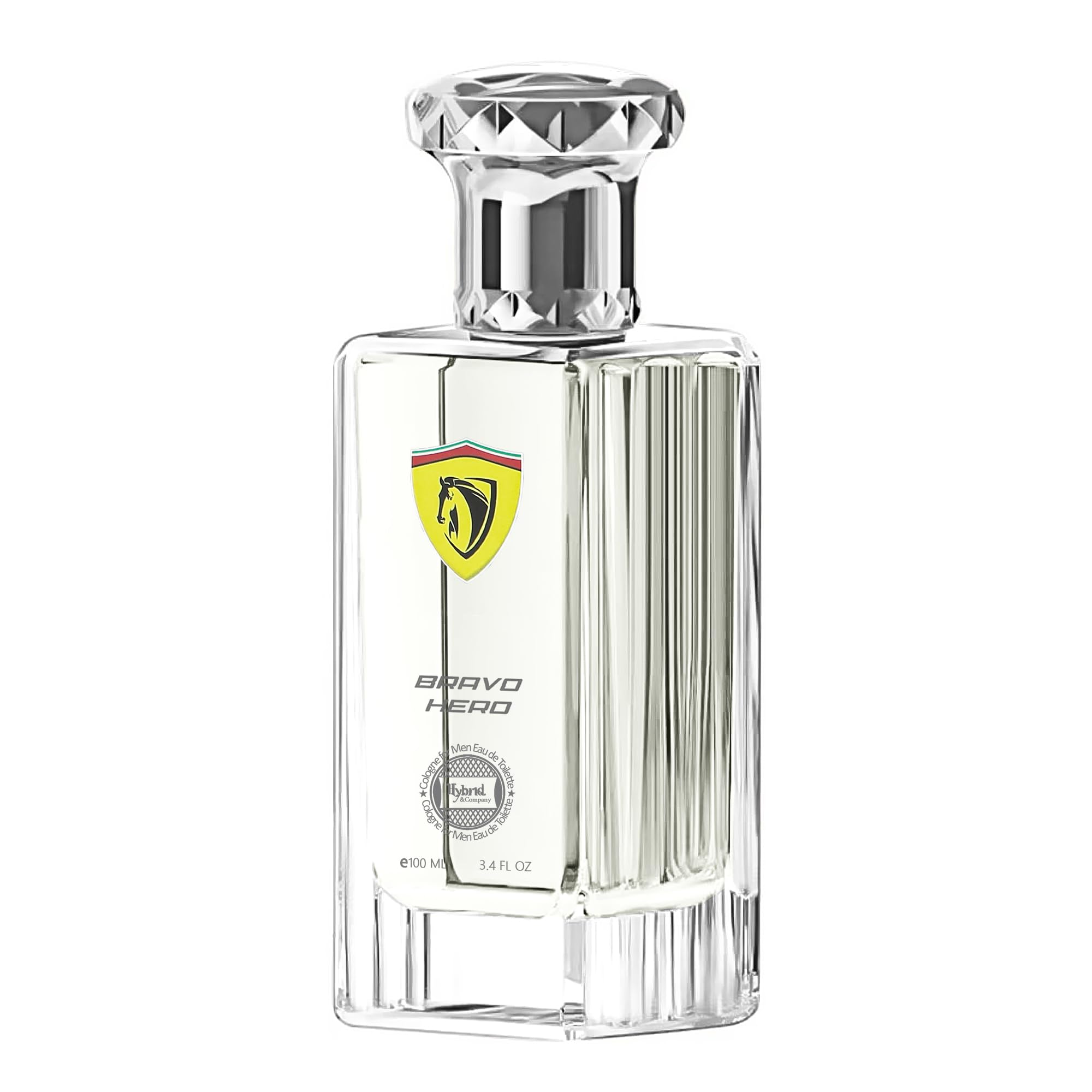 Hybrid & Company Bravo Hero Black Pour Homme For Men Eau De Toilette Vaporisateur Natural Spray 3.4 Fl Oz - Image 3