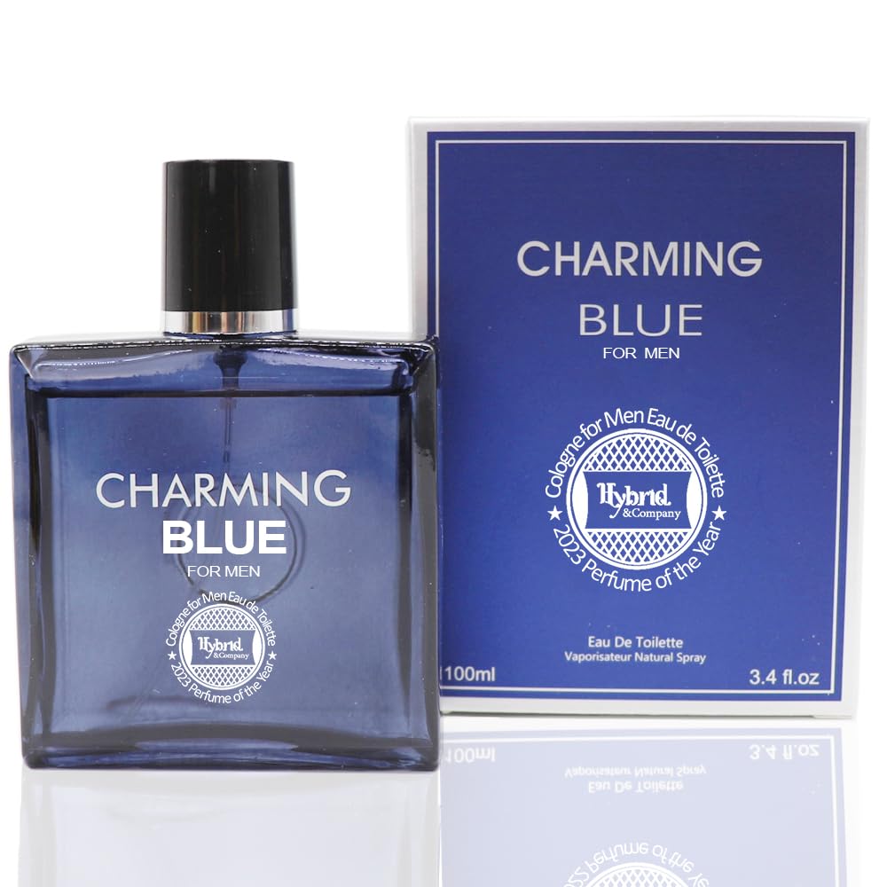 Hybrid & Company Charming Blue for men Men’s Classic Scent Perfume Eau De Toilette Spray 100 ML - Image 4