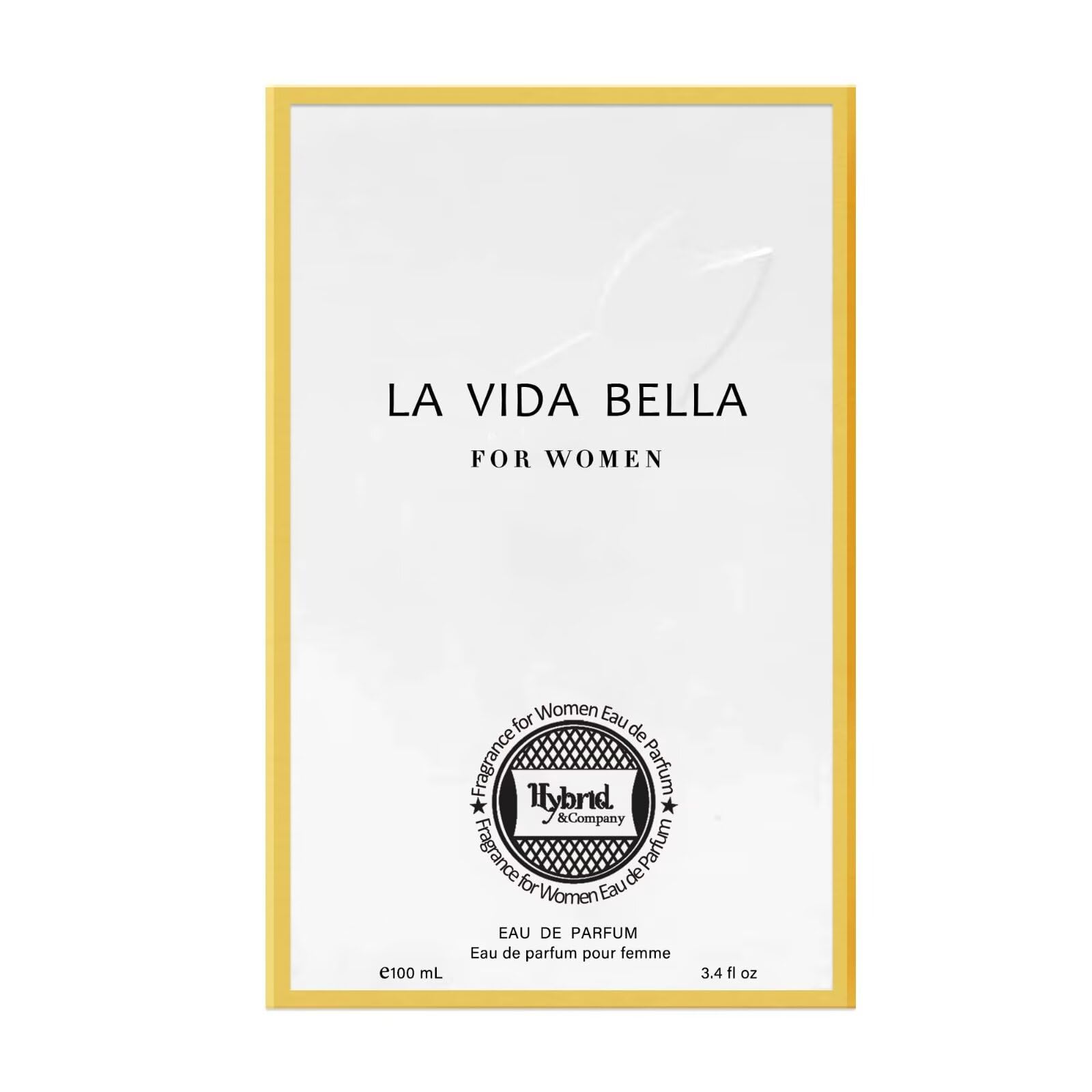 Hybrid & Company La Vida Bella Fragrance for Women Eau De Parfum Natural Spray Elegant Scent, 3.4 Fl Oz - Image 8