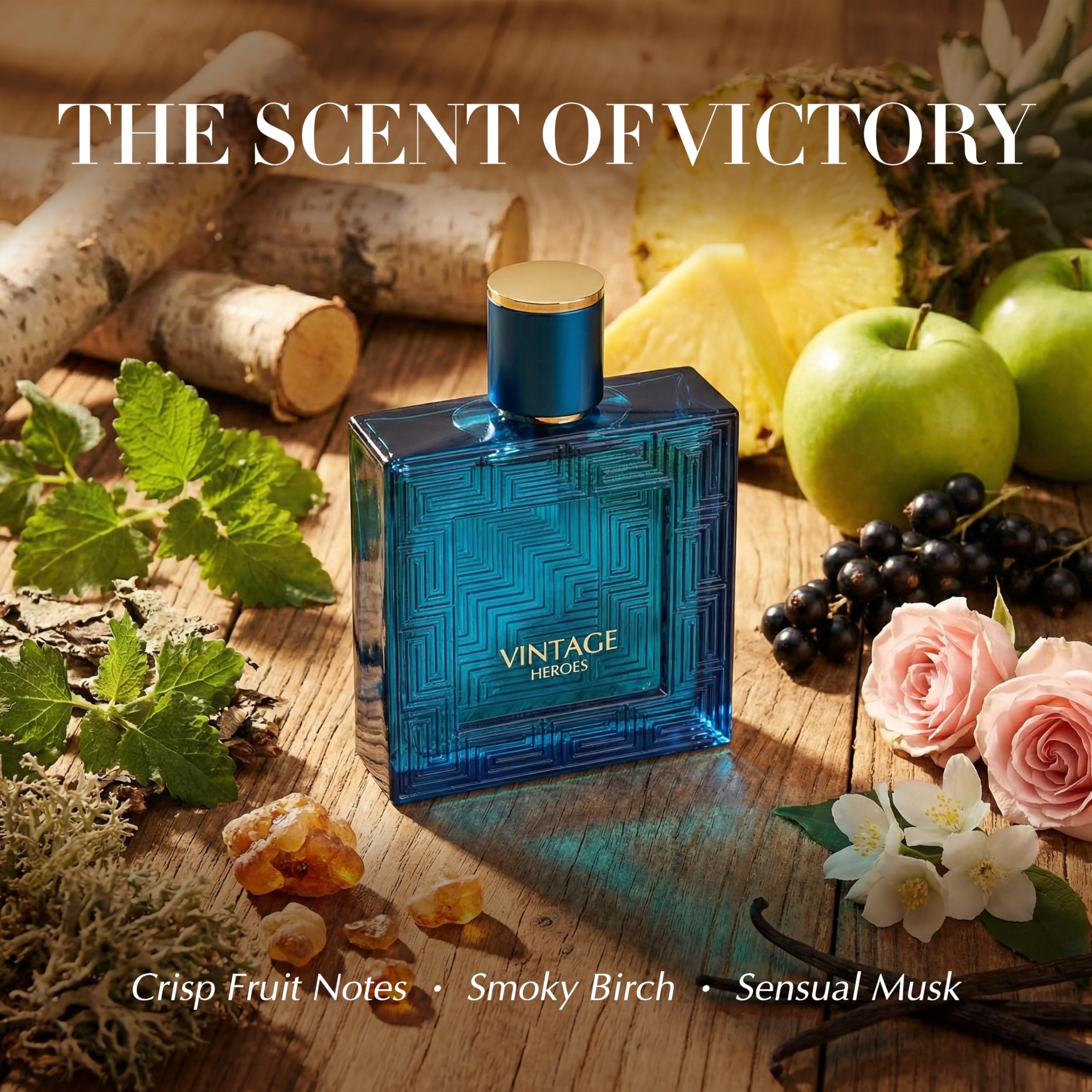 Hybrid & Company Men's Cologne Mystery Box 4Pcs, Surprise Blind Box Random Scent, Extended Wear Fragrance Eau de Parfum Cologne Gift Set for Men, 3.4 Fl Oz Each - Image 6