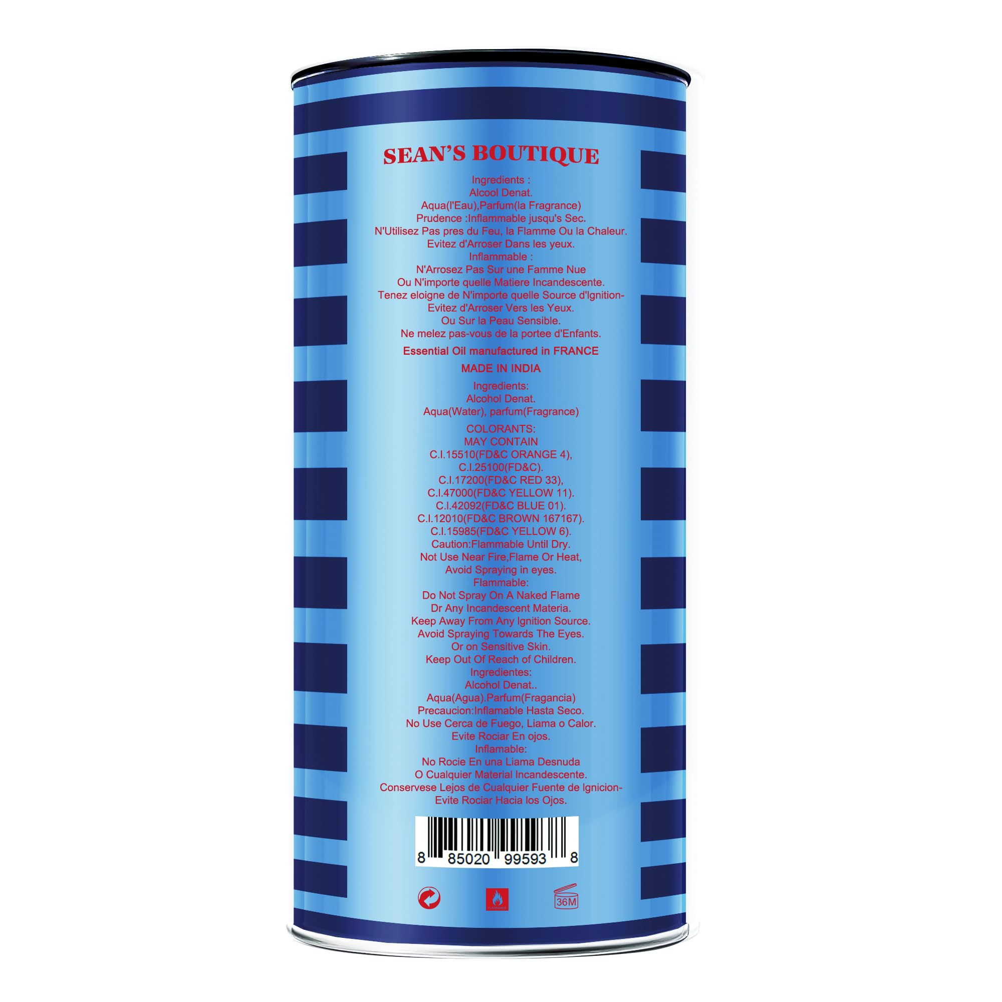 Hybrid & Company Sean's Boutique Ultra for men Men’s Classic Scent Perfume Eau De Toilette Spray 130 ML - Image 5