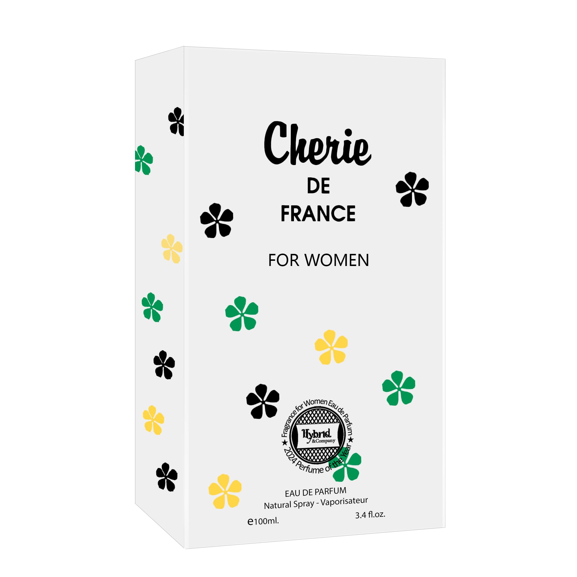Hybrid & Company Women Cherie De France Eau De Parfum Natural Spray Vaporisateur 3.4 Fl Oz - Image 4