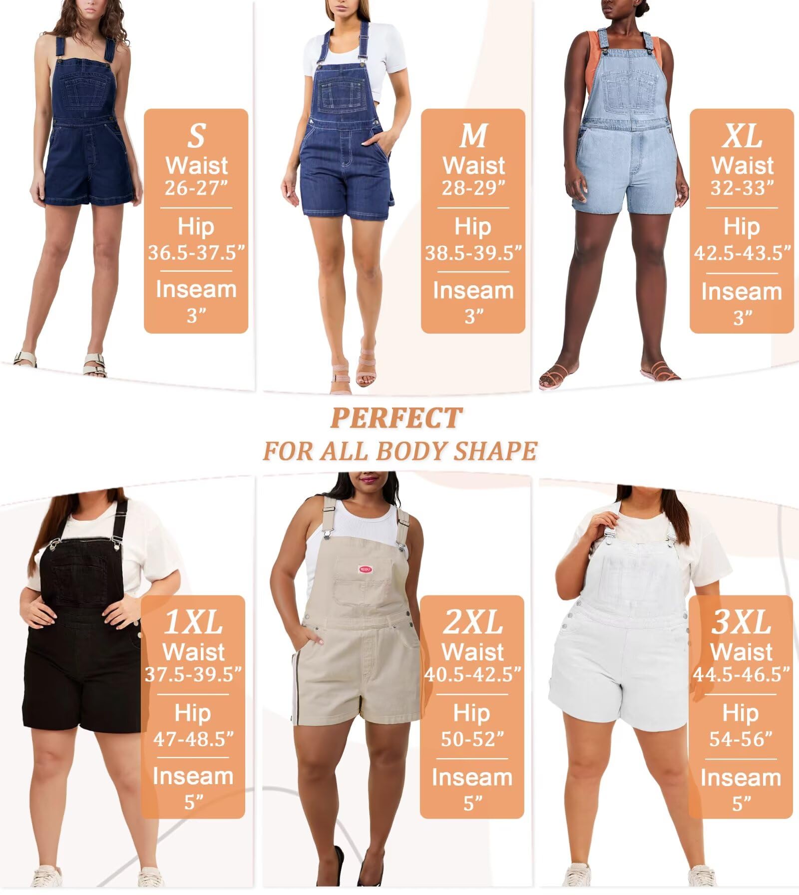 Hybrid & Company Women Denim Shorts Rompers Sleeveless Adjustable Strap Overalls Cross Back Jumpsuit - Image 5