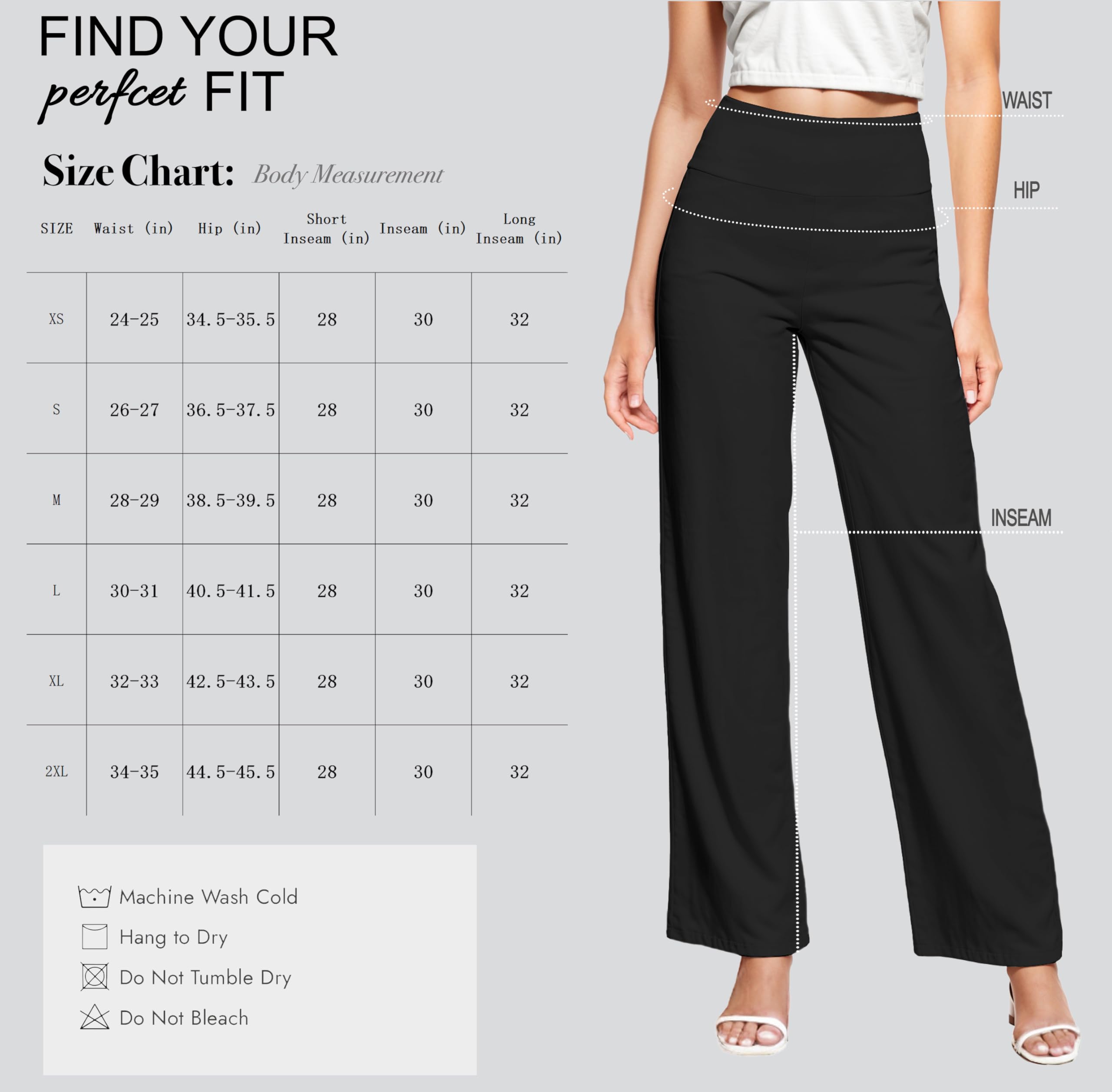 Hybrid & Company Women‘s Super Comfy Millennium Wide Leg Pants - Image 6