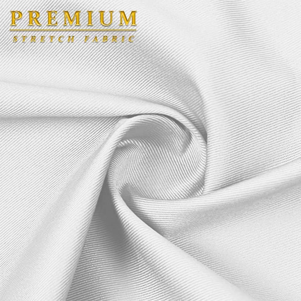 Hybrid & Company Women's Ultra Stretch Perfectly Shaping Mid Rise Skinny Bermuda Shorts with Pockets - Image 4