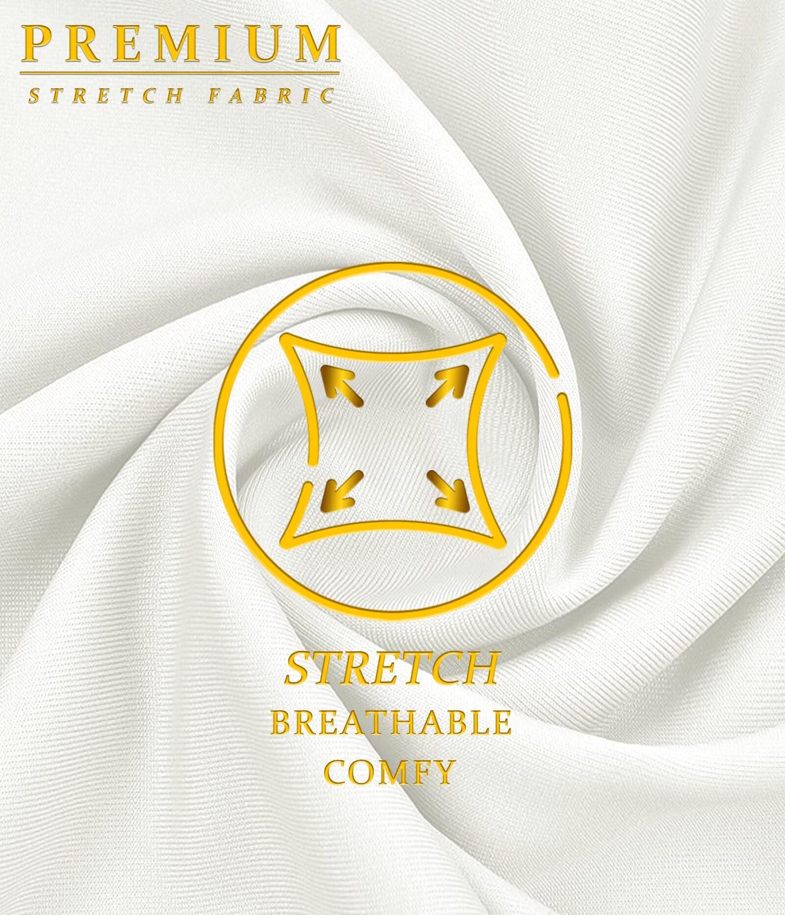 Hybrid & Company Womens Pencil Skirt Premium Nylon Ponte Stretch Office Made in The USA Below Knee - Image 8