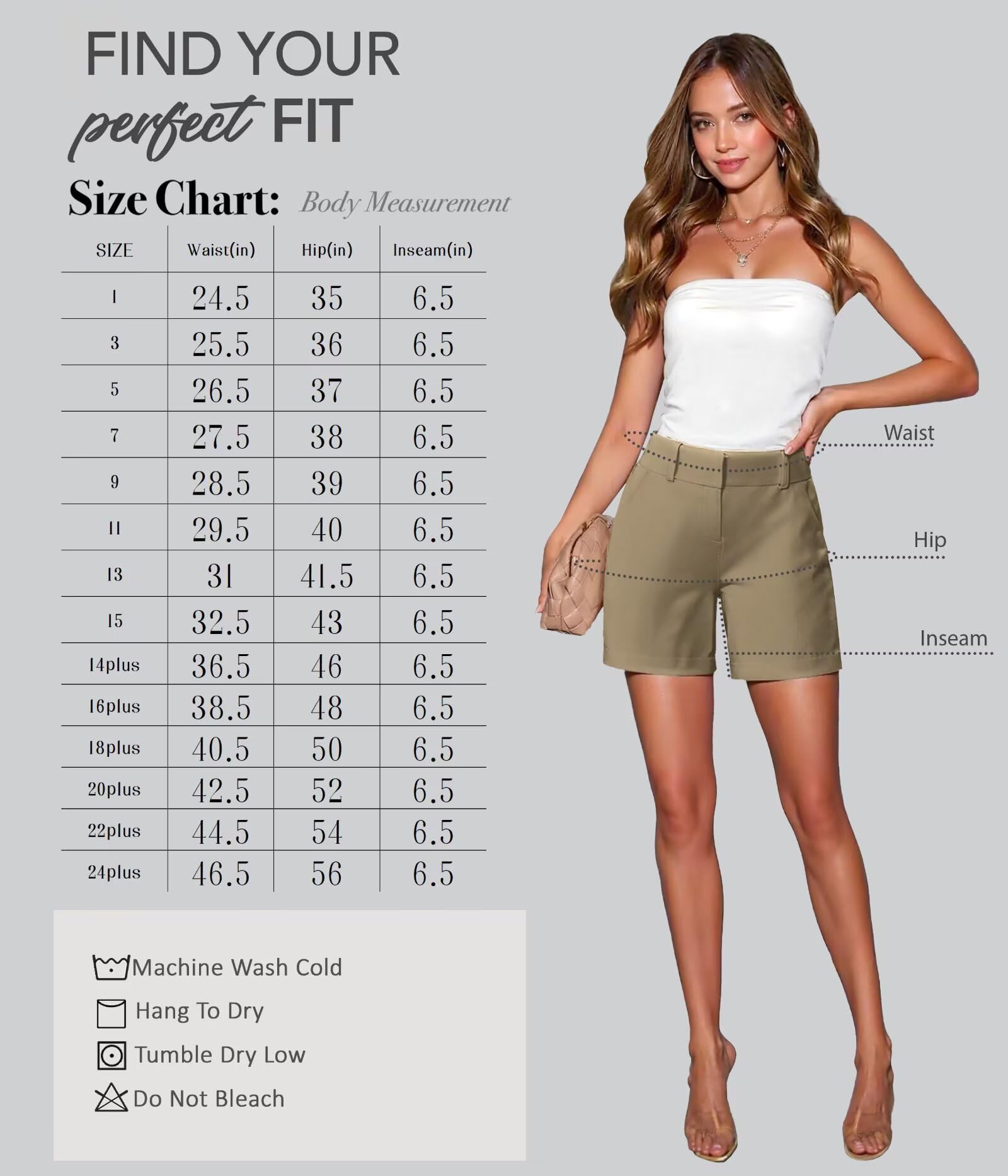 Hybrid & Company Womens Relaxed Comfy Breathable Stretch Walking Shorts with Pockets - Image 7