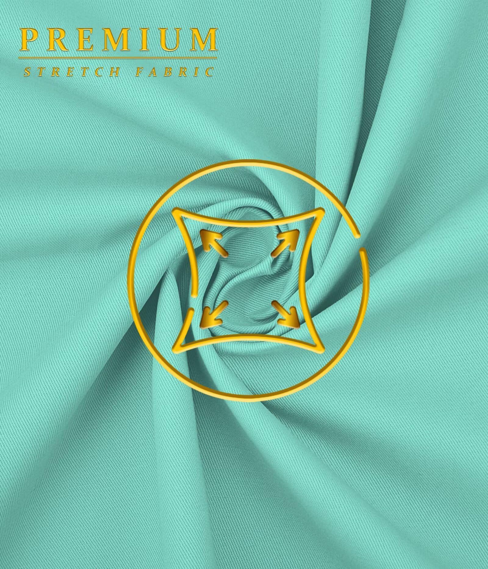 Hybrid & Company Womens Super Comfy 3 inch Inseam Butt Lifting Stretch Twill/Denim Shorts - Image 8