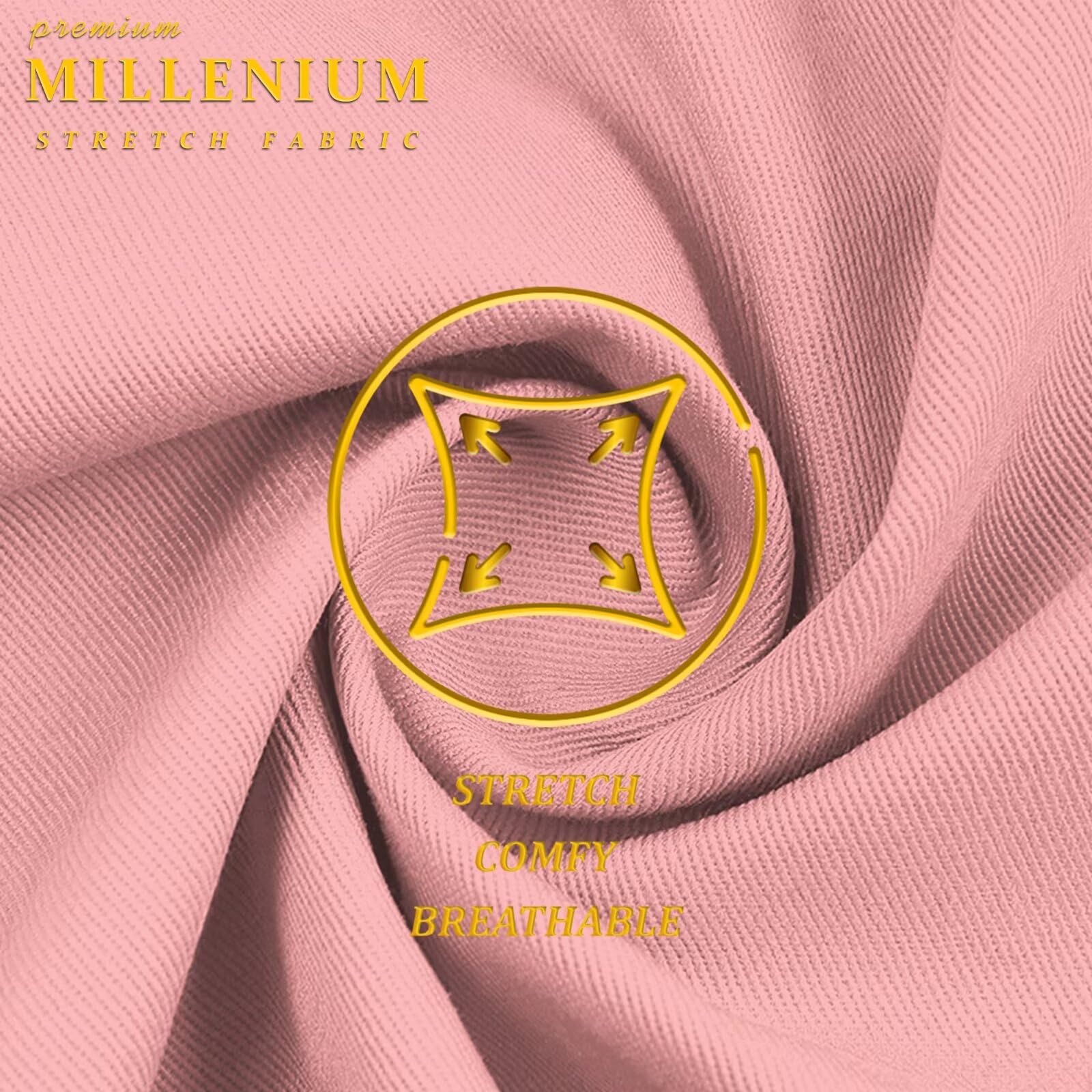 Hybrid & Company Womens Super Stretch Causal Pull On Millennium Twill Bermuda Shorts - Image 6