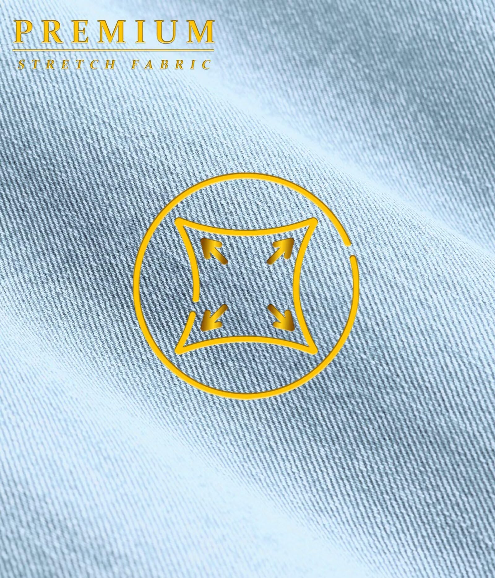 Hybrid & Company Womens Super Stretch Slim Fit Crew Neck Sleeveless Denim Dress - Image 6