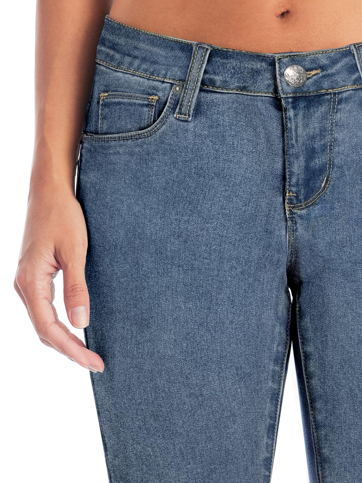 Hybrid & Company Womens Ultra Comfy Butt Lift Stretch Bermuda City Shorts - Image 3